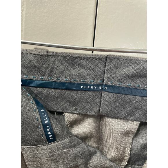 Perry Ellis Mens NWT Grey Slim Slacks Size 28x30 - Picture 4 of 8